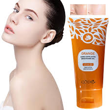 Orange Enzymes Exfoliating Brightening Gel - Scrub Face Body Brightening